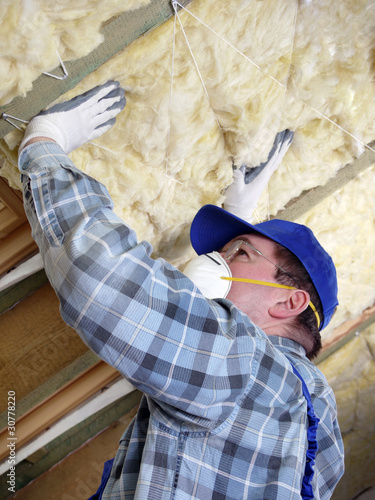 Photo: Attic thermal insulation Attic thermal insulation