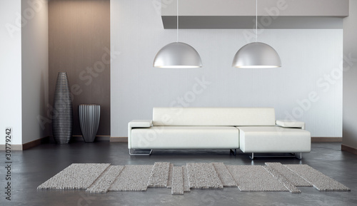 Ilustración: luxury lounge room 3d render luxury lounge room 3d render