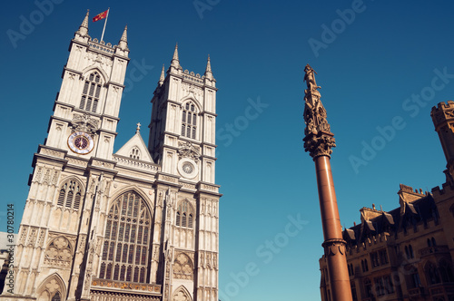 Photo: Westminster Abbey in afternoon summer sun. Westminster Abbey in afternoon summer sun.