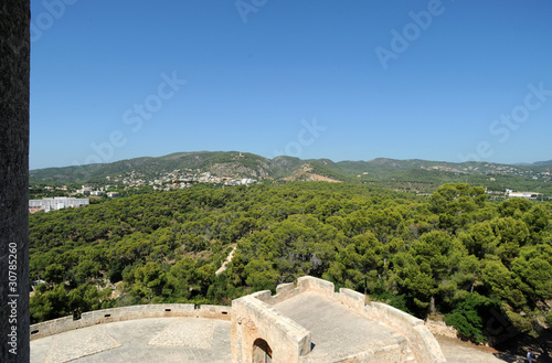 Foto: Barbacane du château de Bellver à Palma de Majorque Barbacane du château de Bellver à Palma de Majorque