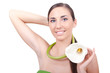 woman with calla