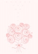 ピンクの花束