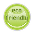Vector: button eco friendly button eco friendly