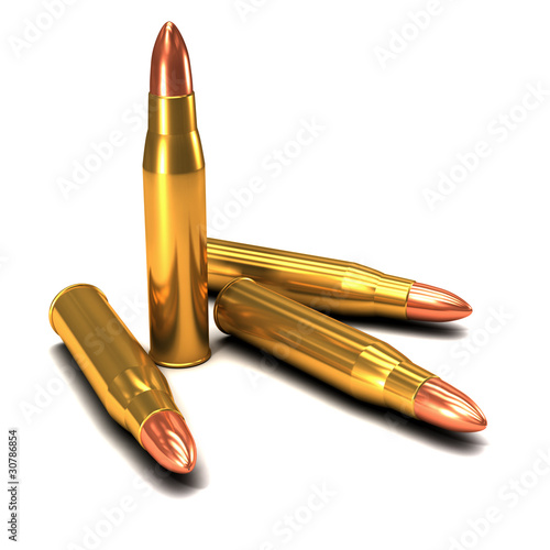 Illustration: 3d bullets 3d bullets