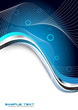 Hi-tech blue background