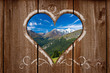 view from a bavarian/austrian outhouse