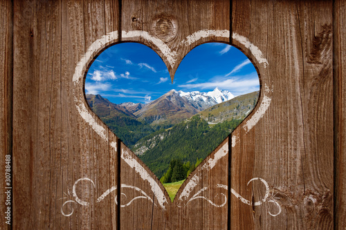 Photo: view from a bavarian/austrian outhouse view from a bavarian/austrian outhouse