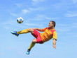 Foto: Acrobatic soccer player Acrobatic soccer player