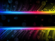 Disco Abstract Colorful Waves on Black Background Disco Abstract Colorful Waves on Black Background