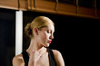 Beautiful pensive woman