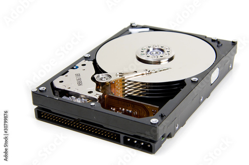 Photo: Offene Festplatte Datenspeicher Offene Festplatte Datenspeicher