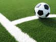 Soccer ball on the field Soccer ball on the field