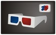 Vektor: 3D Goggles vector 3D Goggles vector