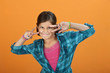 Photo: Little Girl making hand gesture Little Girl making hand gesture