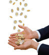Gestenserie- Geld-Hand Gestenserie- Geld-Hand
