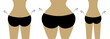 Bikini bottom for your design, view back