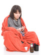 sick woman