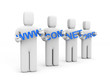 WWW, com, net, org. Global communication