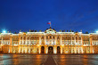 Palace Square, Hermitage museum in evening. Saint-Petersburg Palace Square, Hermitage museum in evening. Saint-Petersburg