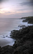 Côtes réunionnaises au crépuscule