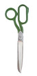 Sewing scissors isolated on white background