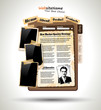Photo Book Vintage Style Website Template