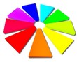 Regenbogenfarben