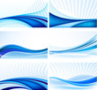 Abstract background vector set Abstract background vector set