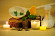 Kräuterstempel Wellness Kerzenschein