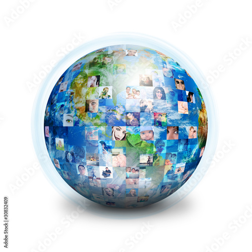 Foto: Social Friends Network Globe Social Friends Network Globe
