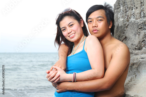 Photo: lovers by the sea lovers by the sea