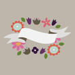Flower banners. vector illustration