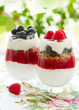 raspberry and blueberry parfait raspberry and blueberry parfait