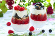 raspberry and blueberry parfait raspberry and blueberry parfait