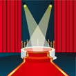 PODIUM_Rouge_Rideau_Projecteur