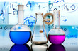 equipment of a research laboratory