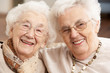 Photo: Two Senior Women Friends At Day Care Centre Two Senior Women Friends At Day Care Centre