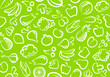 Seamless background with vegetables and fruit