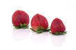 Small to large strawberries.