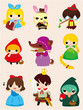 cartoon story people icon cartoon story people icon