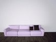 modern Contemporary comfortable interior with 3d rendering