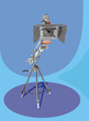 hd-camcorder on crane hd-camcorder on crane