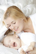 Photo: mother having fun with her child mother having fun with her child