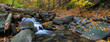 Autumn creek panorama