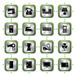 Electrical appliances icons set Electrical appliances icons set