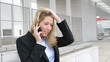 Businesswoman talking on the phone