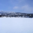 Western Sayan mountains. Ergaky. Siberia. Russia in winter time.