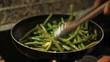 Chef Cooking Vegetables on Stove