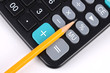 Calculator and pencil Calculator and pencil