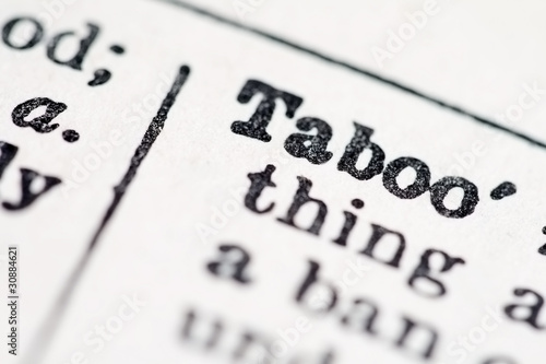 Photo: Taboo word in dictionary Taboo word in dictionary